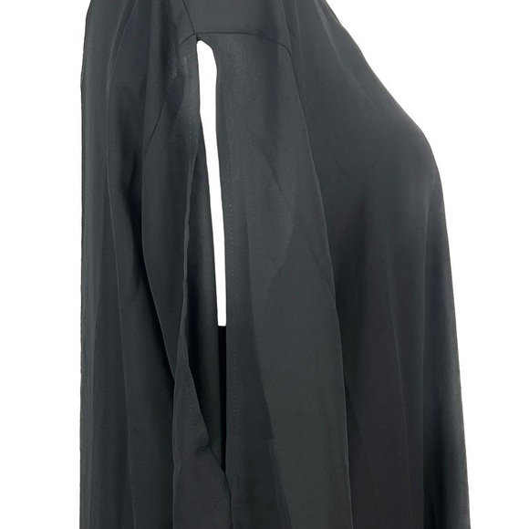 NEW WITH TAGS MADE WITH LOVE LONG SLEEVE SILVER TRIM PARTY DRESS‎ - Picture 8 of 11